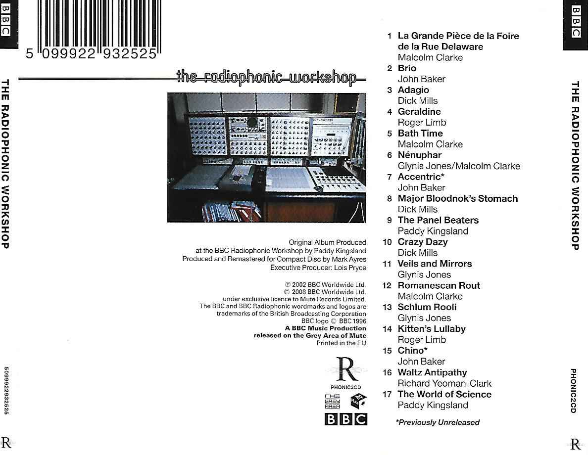 Picture of PHONIC2CD The Radiophonic Workshop by artist Various from the BBC records and Tapes library